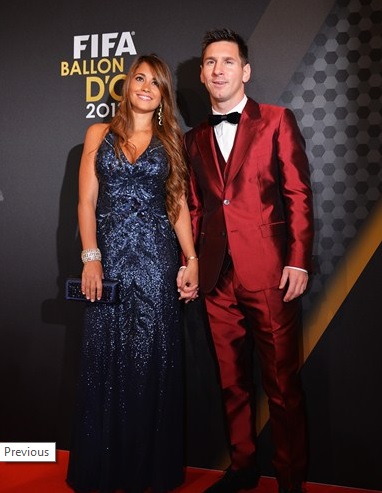 Messi com a mulher, Antonella Roccuzzo