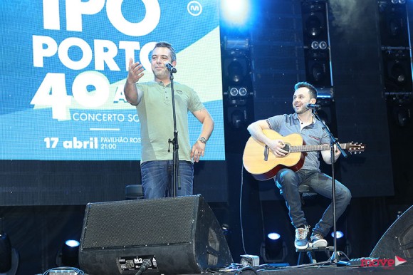 Pedro Alves atuou com João Paulo Rodrigues na gala do IPO-Porto