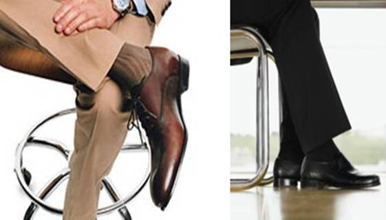 meia para sapato marrom