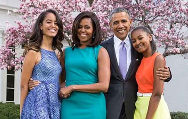Resultado de imagem para Obama e família