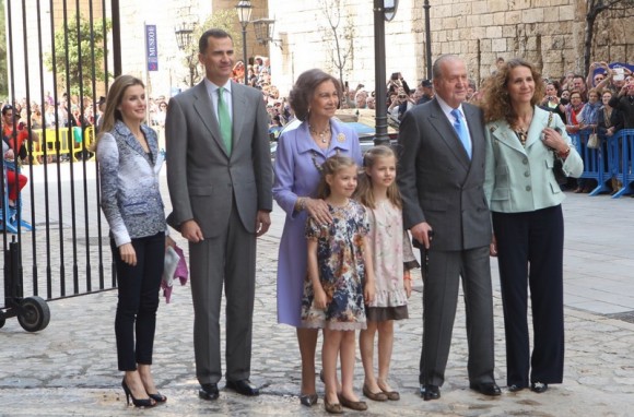 A família real espanhola é a das menos populares