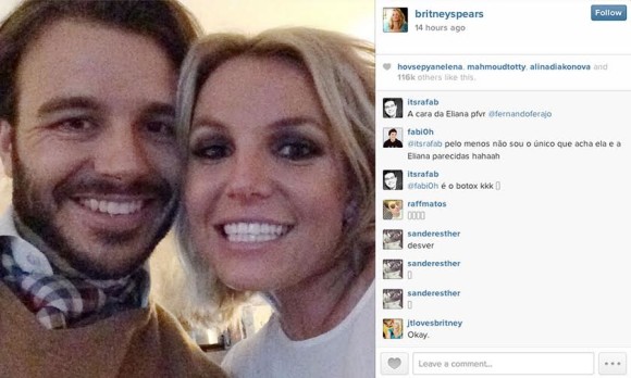 Britney Spears  e namorado
