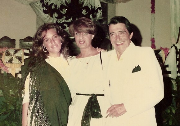 Teresa Guilherme com a mãe, Lídia Ribeiro e o padrasto, Tony de Matos