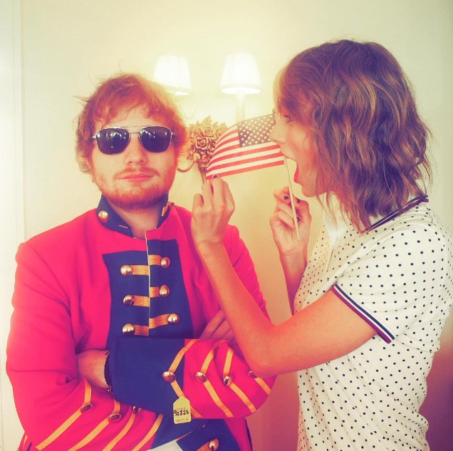 Ed Sheeran e Taylor Swift