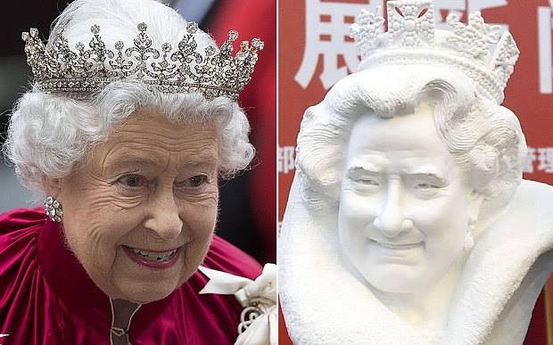 Busto de rainha Isabel II causa polémica - MoveNotícias