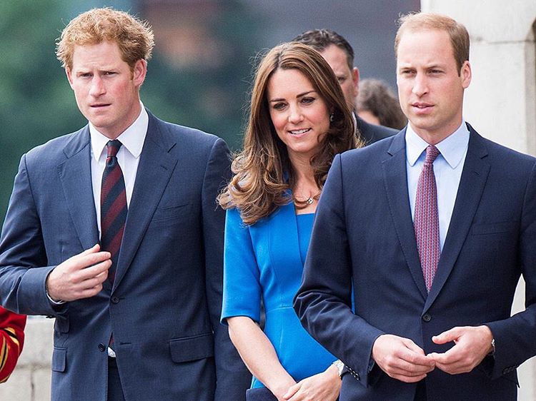 Príncipe Harry e os Duques de Cambridge