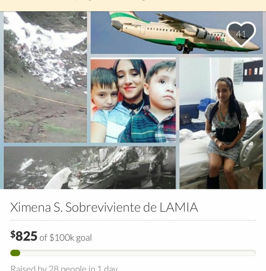 Ximena Suarez Otterburg hospedeira de bordo Chapecoense pede dinheiro
