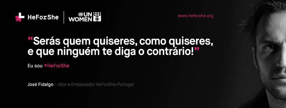 José Fidalgo embaixador igualdade de género HeForShe