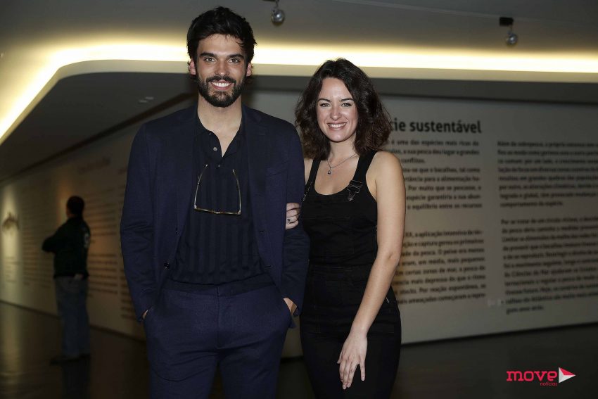 Mariana Pacheco com o ator Vítor Silva Costa com quem vai viver uma história de amor na ficção