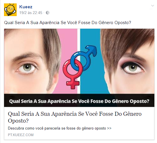 Como usar o Kueez para fazer testes divertidos estilo 'gênero oposto